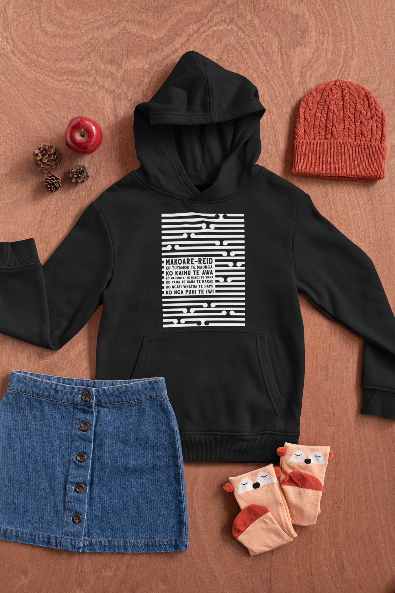 Custom Pepeha - Tamariki Hoodie